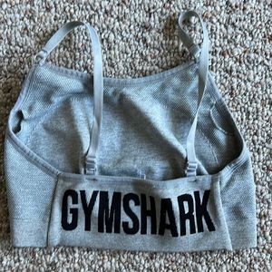 Gymshark Flex Strappy Sports Bra in Light Grey Marl size Small